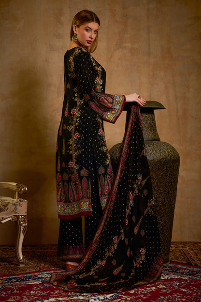 THE BARI Women Ethnic Motifs Printed Kurta with Trouser & Dupatta