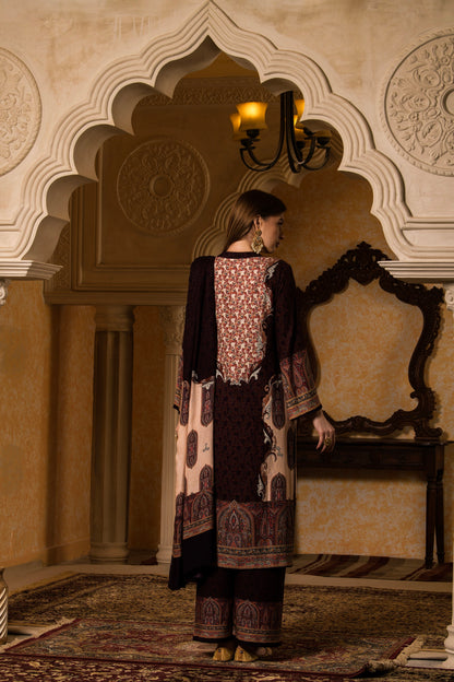 THE BARI Women Ethnic Motifs Printed Regular Thread Work Kurta Set