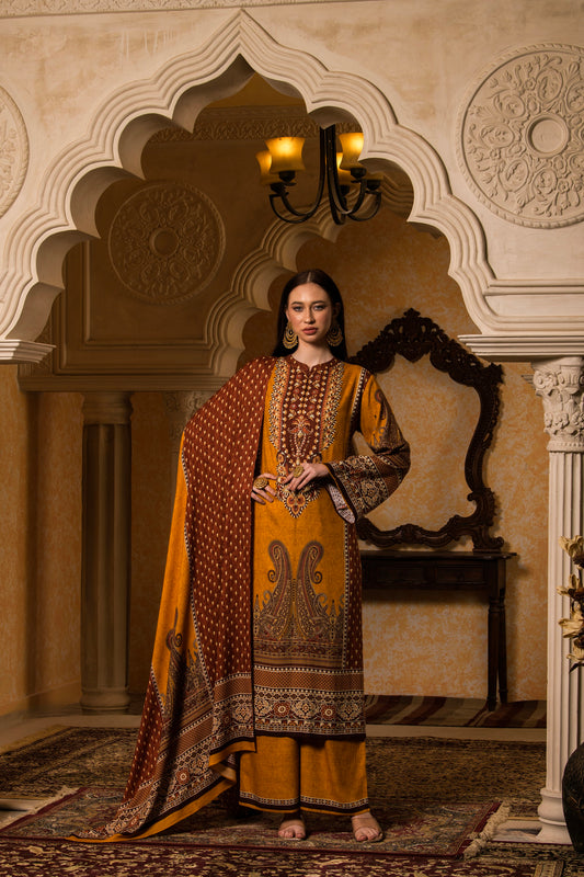 THE BARI Women Ethnic Motifs Printed Regular Kurta with Palazzos & With Dupatta